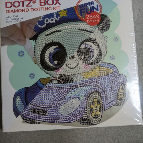 Diamond Dotz Cool Car Dotz Box sealed creative toy