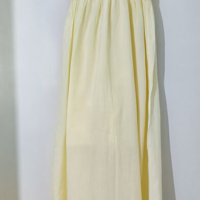 Maxi dress butteryellow custommade like new, one size S-M