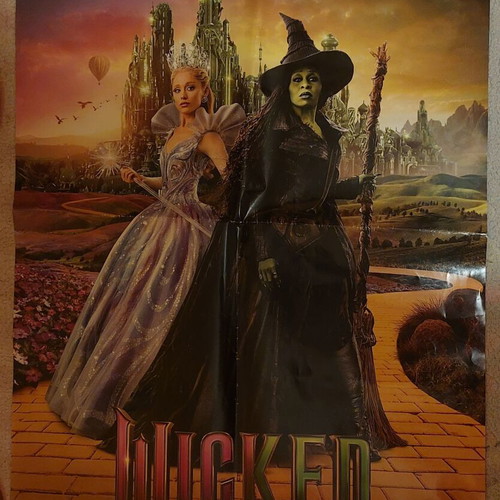 Συλλεκτική αφίσα Wicked μεταχειρισμένη, Ariana Grande & Cynthia Erivo