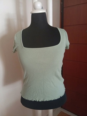 Review Cotton Ribbed Top new, size XL, soft and elastic fabric