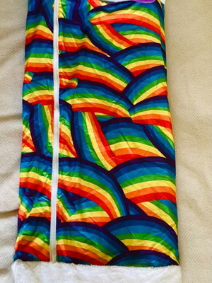 Children's sleeping bag unicorn like new, 135×45 cm