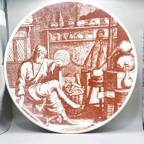 Ceramic plate Koper A.E. 1975 like new, 23 cm