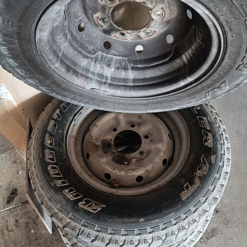 Nissan 720 4x4 rims used, set of 6, steel 6x139.7 bolt pattern