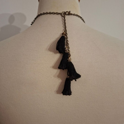 BSB Necklace with Beads and Tassels One Size like new