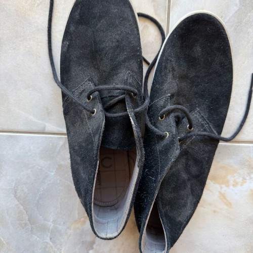 Fred Perry Suede Men's Shoes size EU 42 like new, black