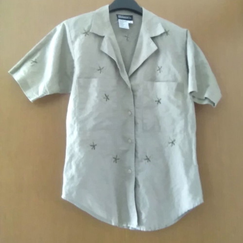 Shirt new beige size M