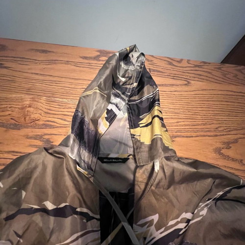 Rain cape Bella Ballou like new, green, size S