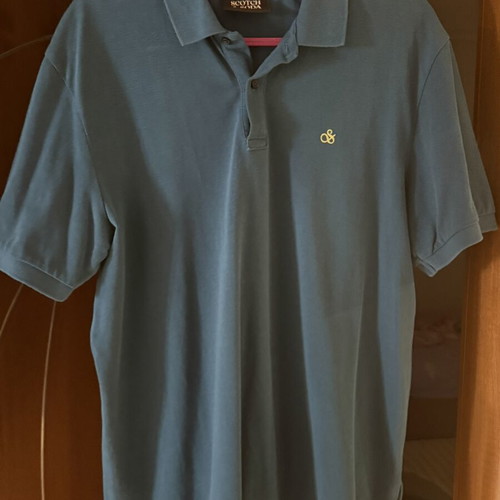 Scotch & Soda Polo Shirt like new, petrol, size Large