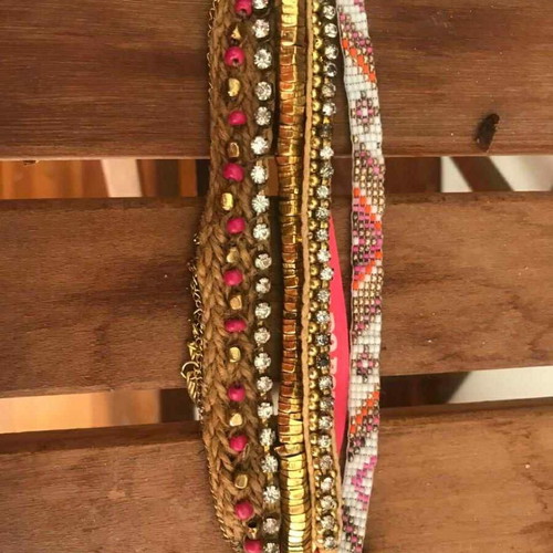 Hipanema bracelet new, multicolor, magnetic clasp