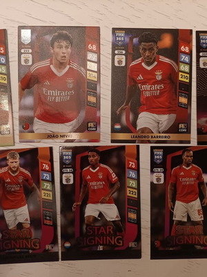 Adrenalyn XL 2025 PANINI Benfica cards like new