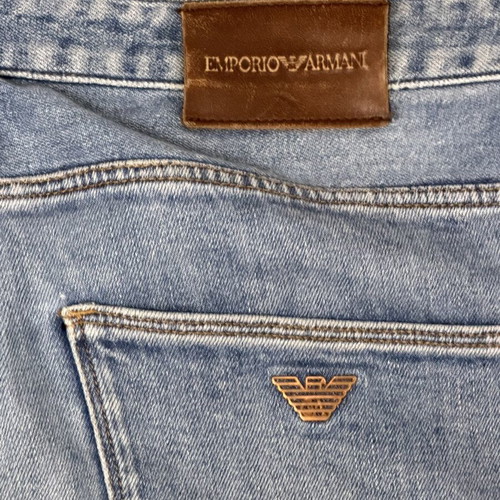 Emporio Armani men's denim jeans, blue