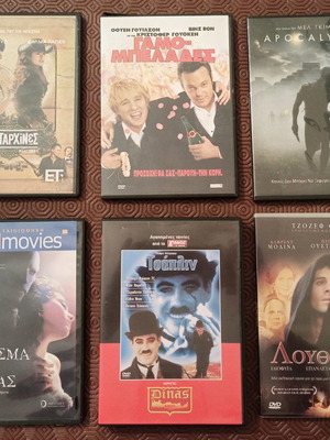 6 DVDs like new with Greek subtitles, movie collection
