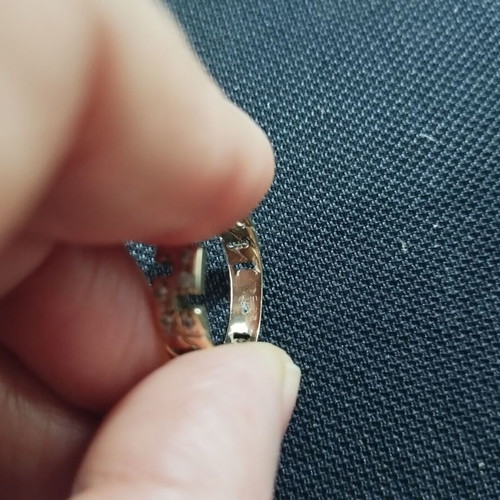Vintage 14K ring with zircon like new, gold color