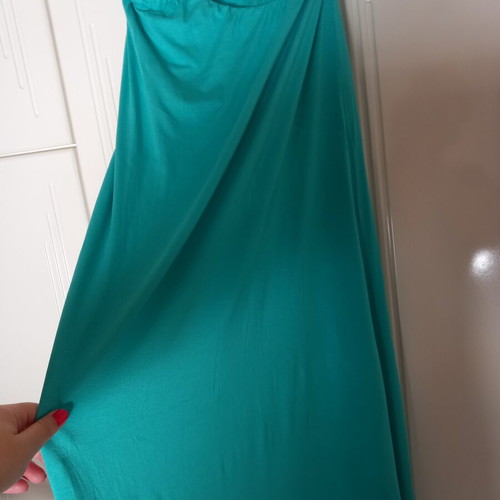 One Shoulder Dress BSB medium like new, green turquoise