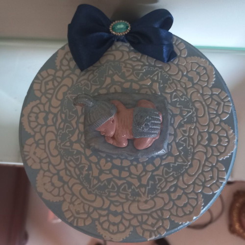 Decorative handmade wooden box new 17.5×8.5 cm