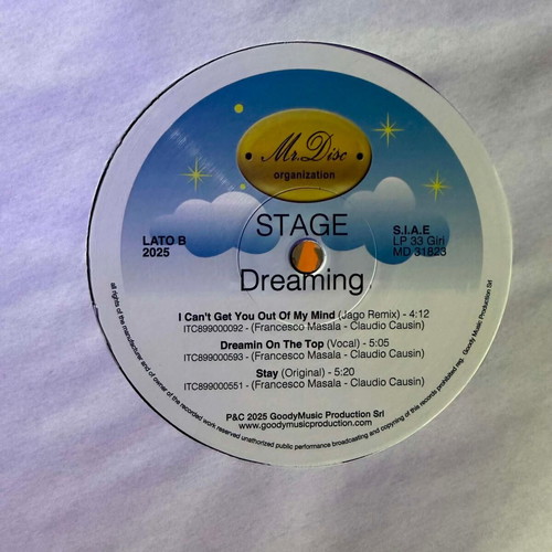 Stage Dreaming vinyl record, electronic