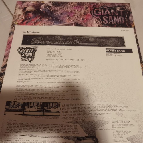 Giant Sand The Love Songs LP 1988