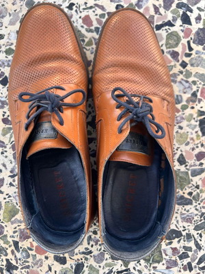 Kricket shoes size 43 used, brown moccasins