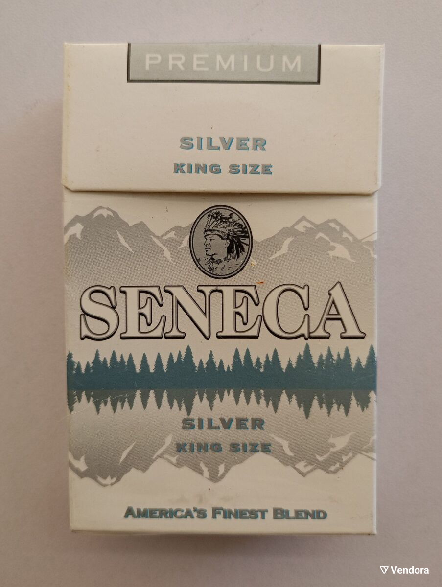 seneca premium cigarettes Silver 100 Box (#1766462) Seneca (american version) Cayuga Premium