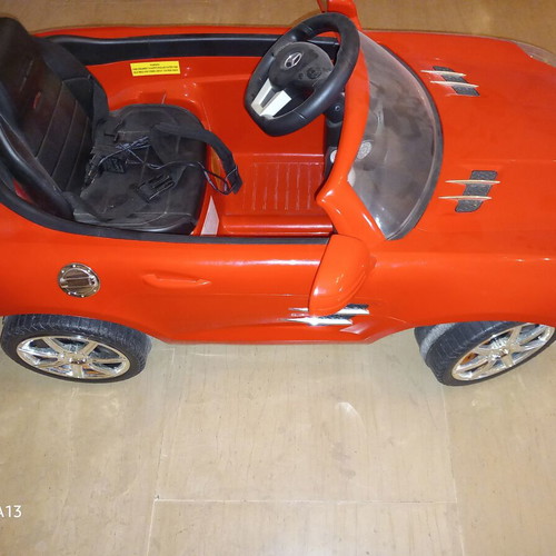 Mercedes electric kids car, red