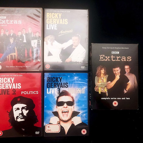 Ricky Gervais 6 DVD like new with subtitles