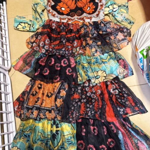 Dress like new, colorful, size M/L