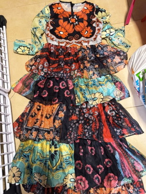 Dress like new, colorful, size M/L