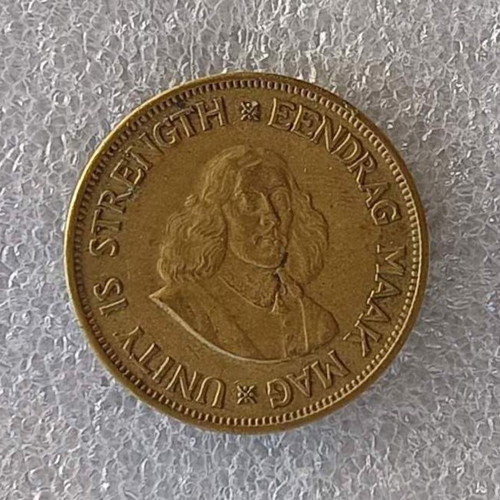 South Africa 1 Cent coin 1964, bronze