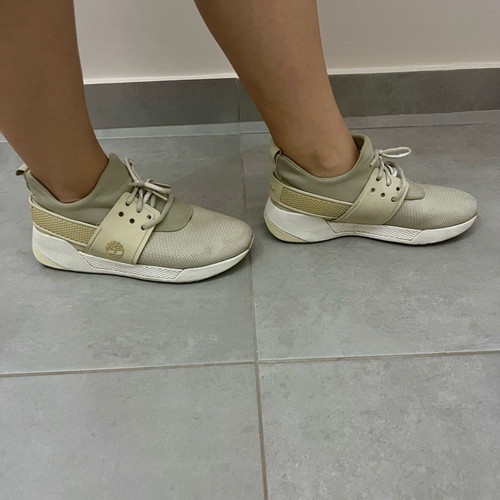 Timberland athletic shoes used, size 37.5, beige