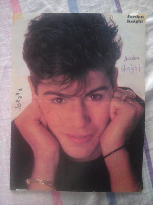 Αφίσα New Kids On The Block (Jordan Knight) & Beverly Hills (Shannen Doherty) μεταχειρισμένη