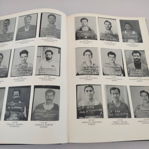 Album of E.O.K.A. 1955-1959 political prisoners used, Greek language