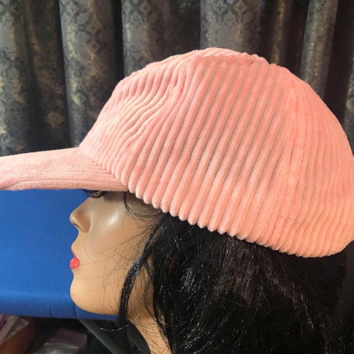 Pink hat like new, sizes M and L, 57 cm