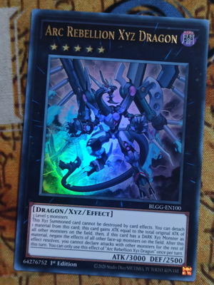 Arc Rebellion Xyz Dragon κάρτα Yu-Gi-Oh! σαν καινούργιο