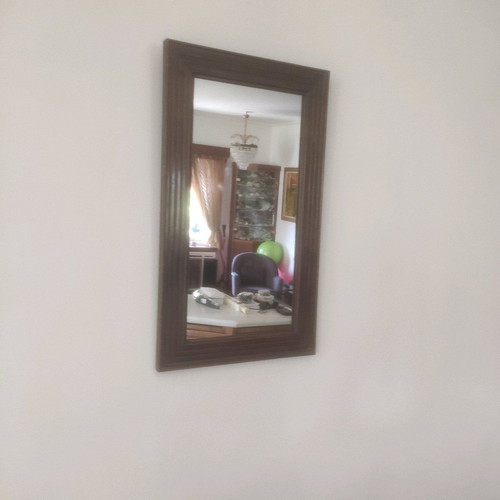 Old mirror used with wooden frame 40x70