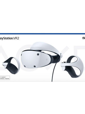 PSVR2 with PSVR2 adapter and DisplayPort cable