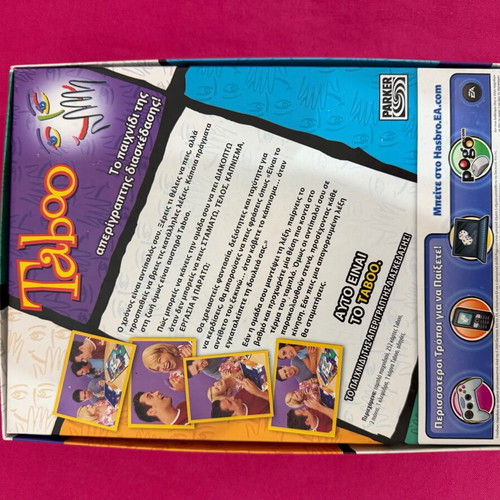 Taboo board game used