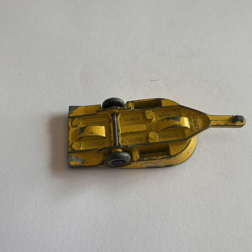 Vintage Matchbox 1967 Lesney No.38 Honda Motorcycle Trailer