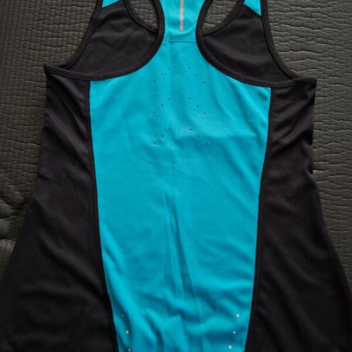 Crivit Sports Tank Top like new, black and blue, size S