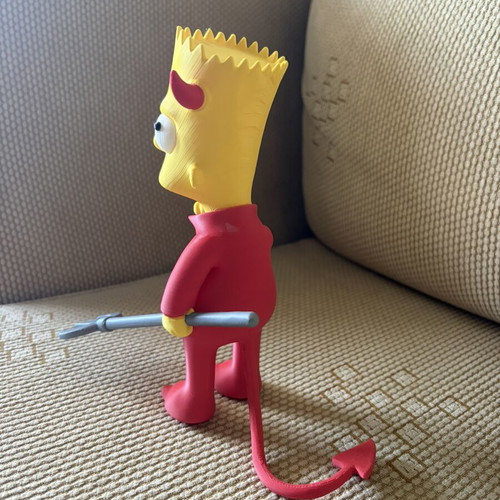 The Simpsons Devil Bart figure