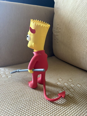 The Simpsons Devil Bart figure