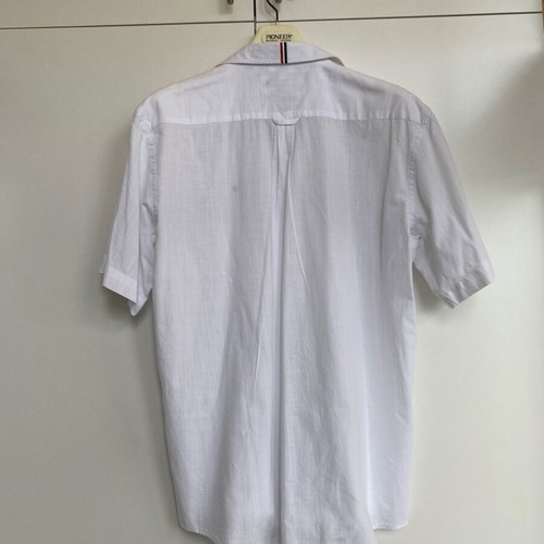 Tommy Hilfiger white men's short-sleeve shirt new, cotton