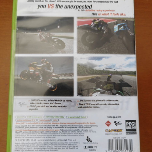 MotoGP 08 Xbox 360 game used
