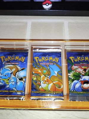 Pokemon Base Set Booster Packs Set of 3 (Sealed)
