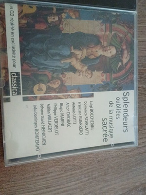 Classical music CD compilation Splendeurs oubliées de la musique sacrée used