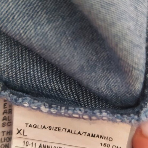 Benetton jean dress new for 10-11 years old, blue