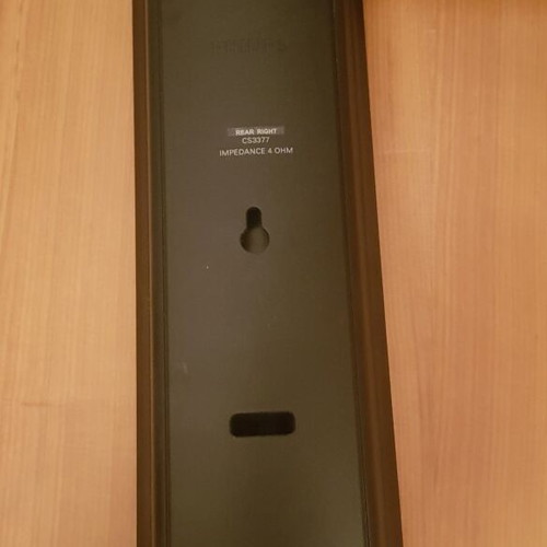 Philips CS3377 rear surround speakers with stands like new