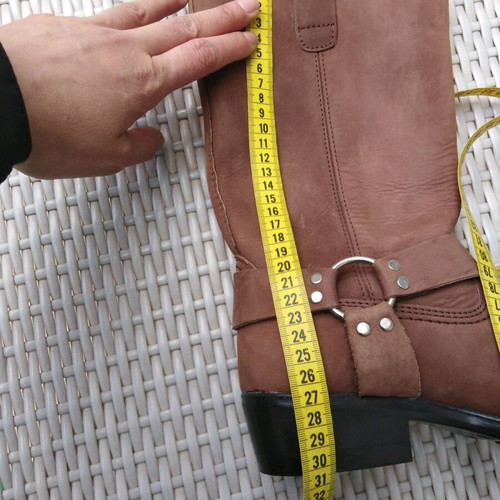 Women's cowboy boots new, size 37, beige brown
