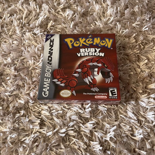 Pokemon game boxes with booklets, set of 2