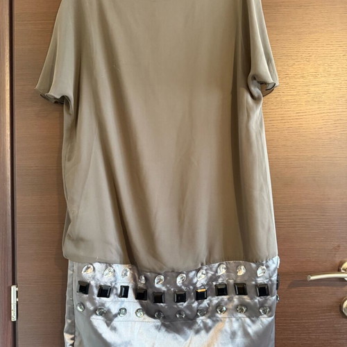 Asos dress like new, grey with stone decoration