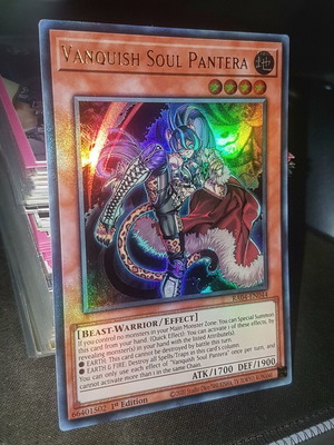 Vanquish Soul Pantera YuGiOh TCG Ultra Rare Foil card like new